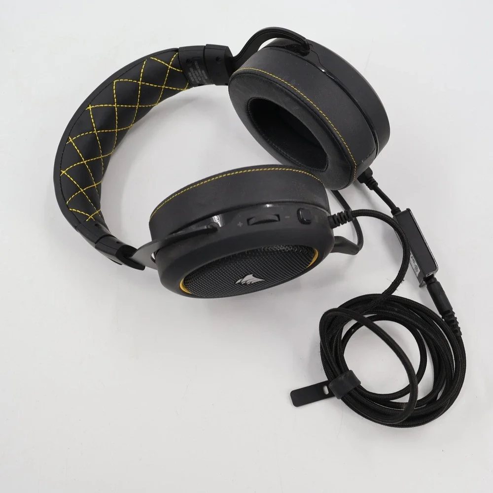 Corsair HS60 PRO SURROUND Gaming Headset Black Yellow RDA0027 Wired 7.1 USB
